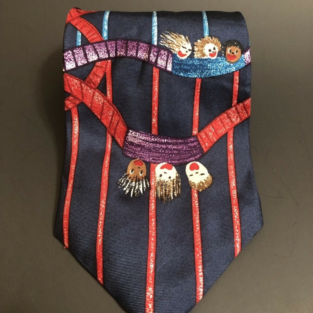 SAVE THE CHILDREN  MENS NECKTIE 100% SILK